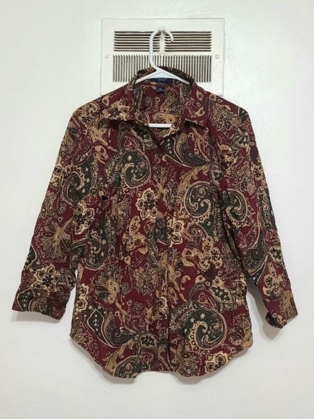 Paisley Button Shirt – Size L